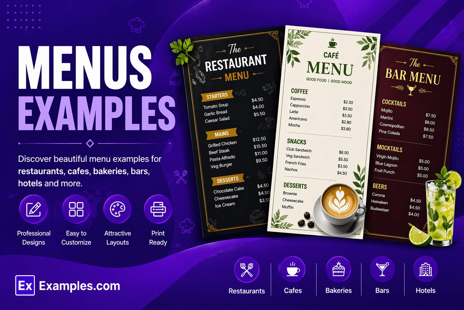 Free AI Menu Generator, 50+ Real Menu Examples