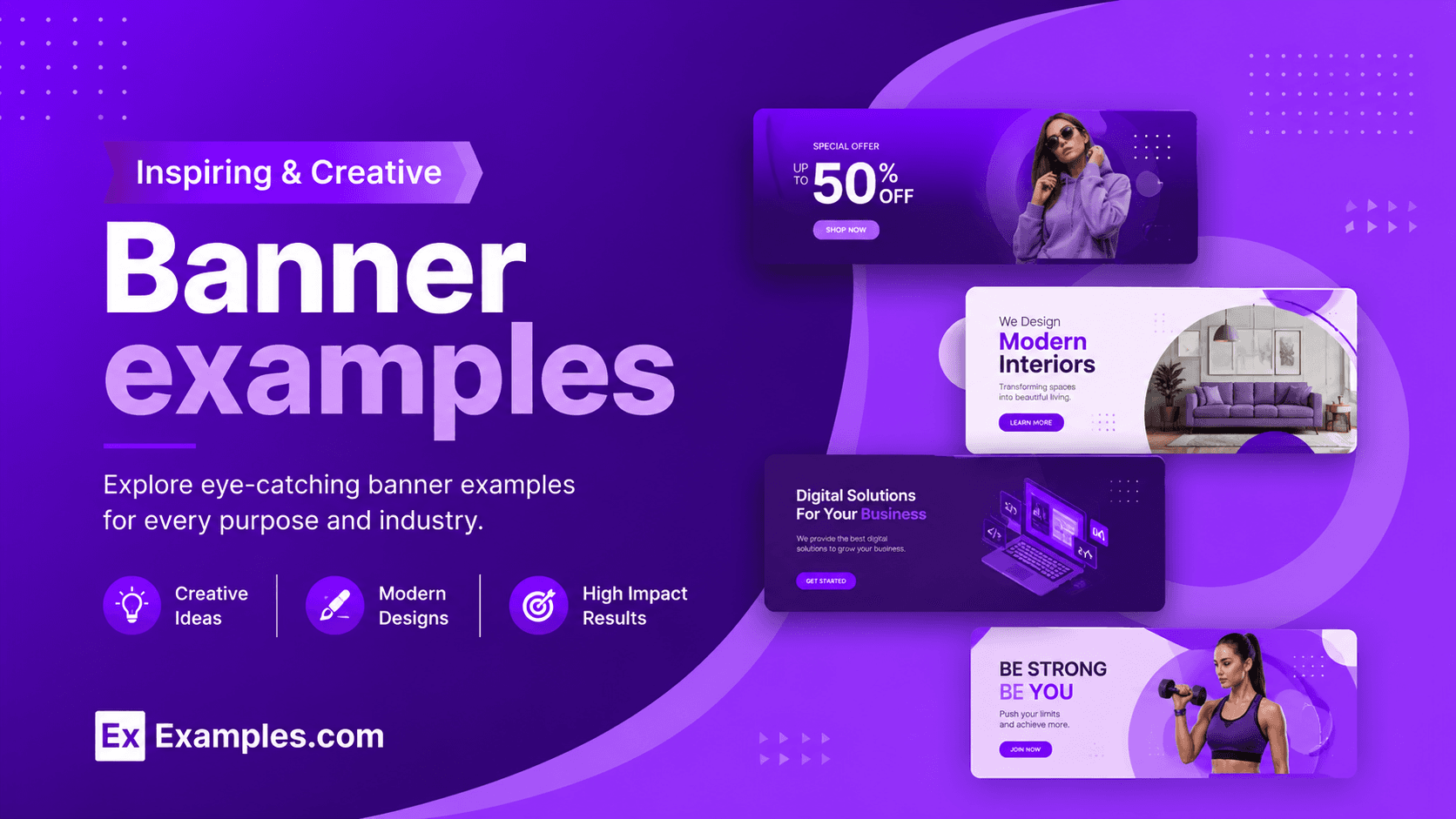 Free AI Banner Generator, 50+ Real Banner Examples