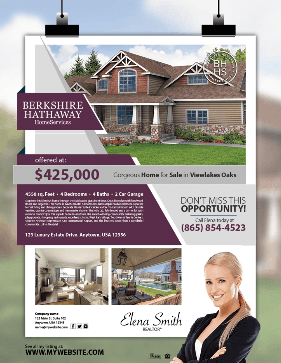 Berkshire Hathaway Home Sale Flyer