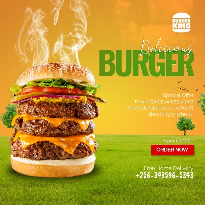 Burger King Double Stack Poster