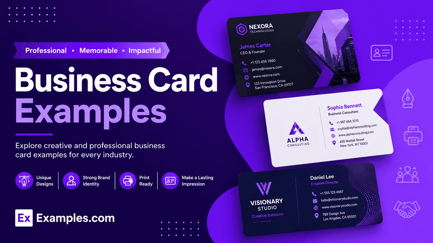Free AI Business Card Generator, 50+ Real Business Card Examples