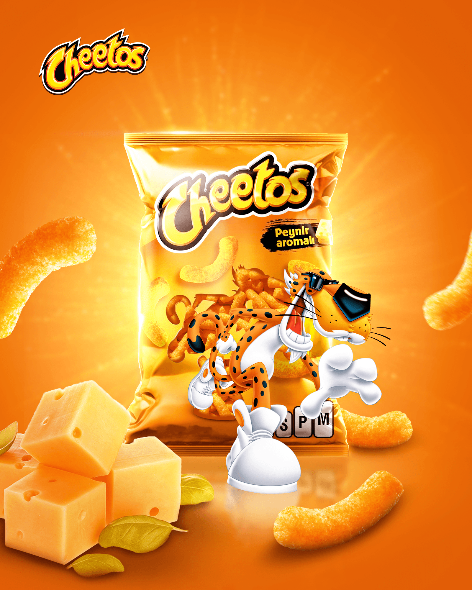 Cheetos Cheese Snack Advertisement