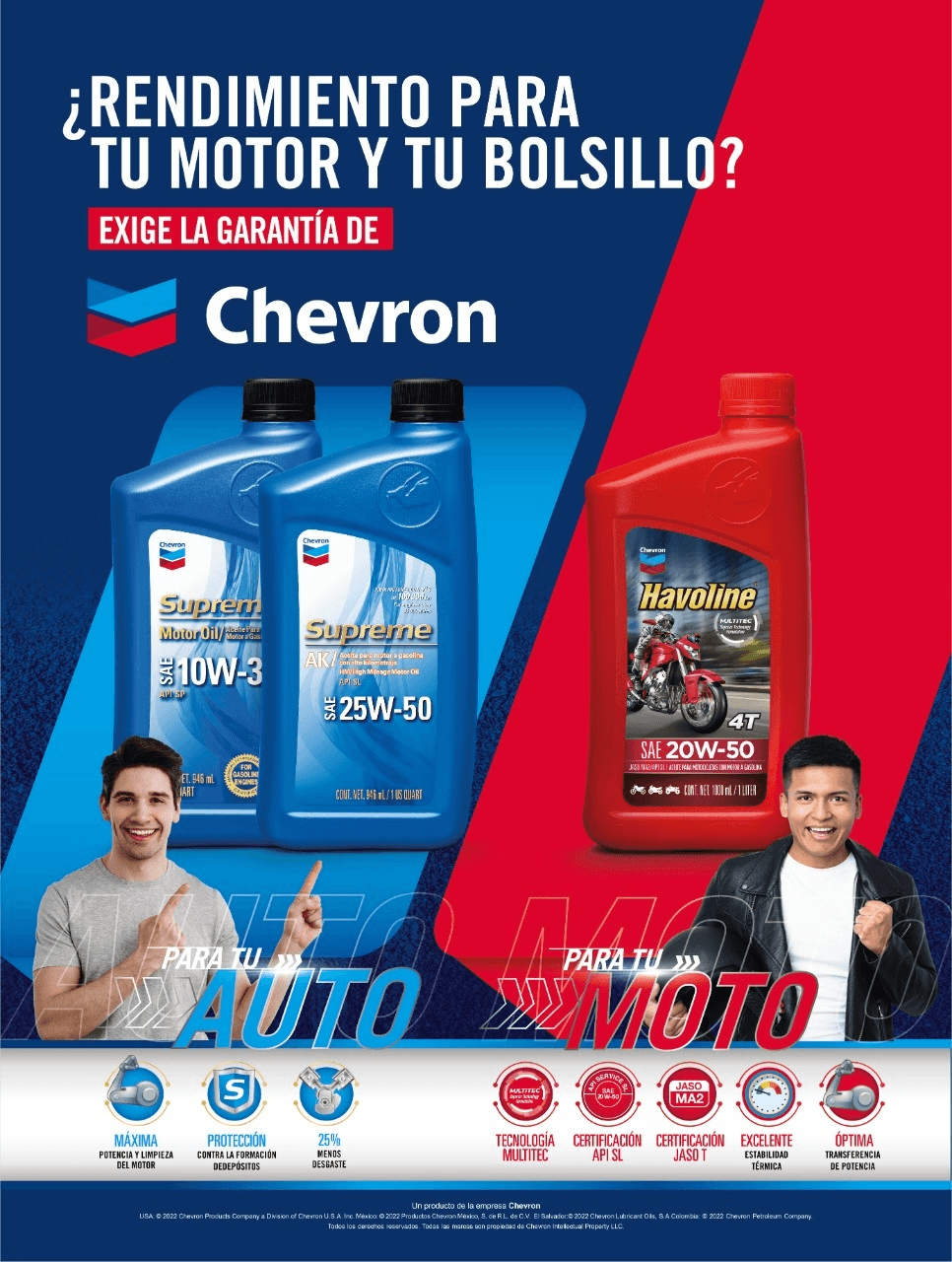 Chevron Motor Oil Flyer