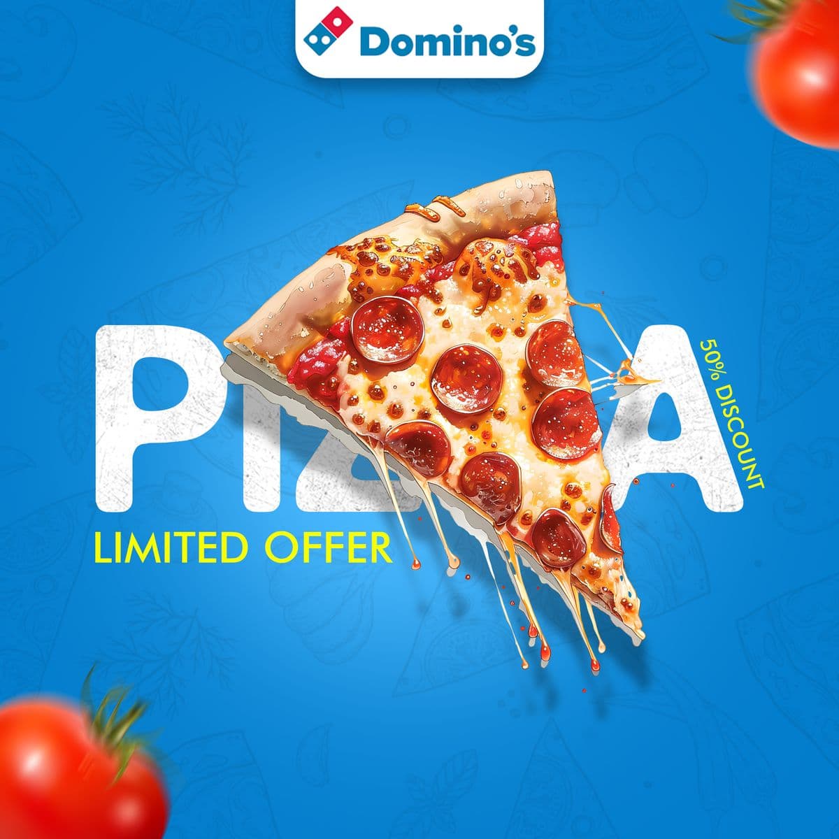 Domino’s Slice Drop Poster