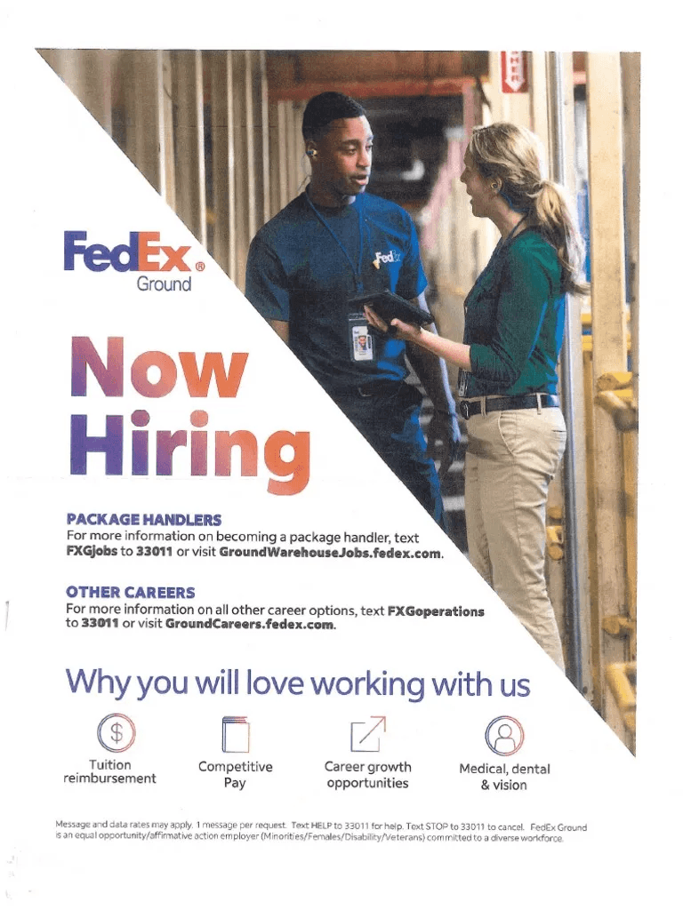 FedEx Hiring Flyer