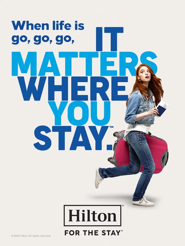 Hilton Hotel Advertisement