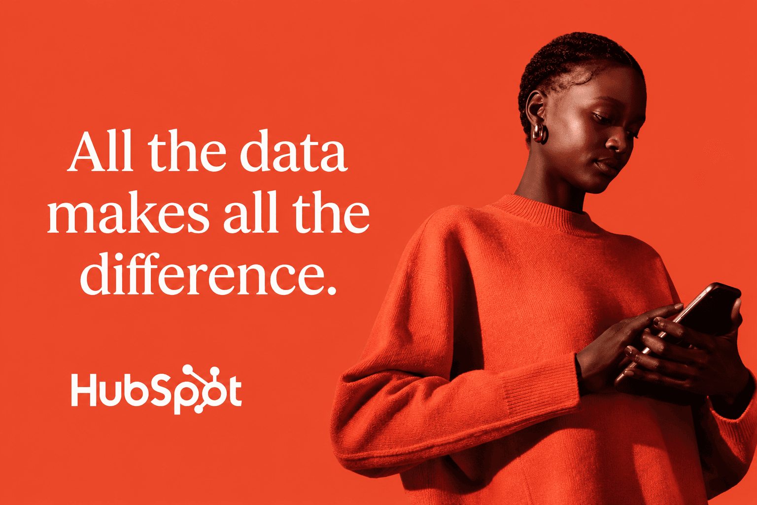 HubSpot CRM Advertisement