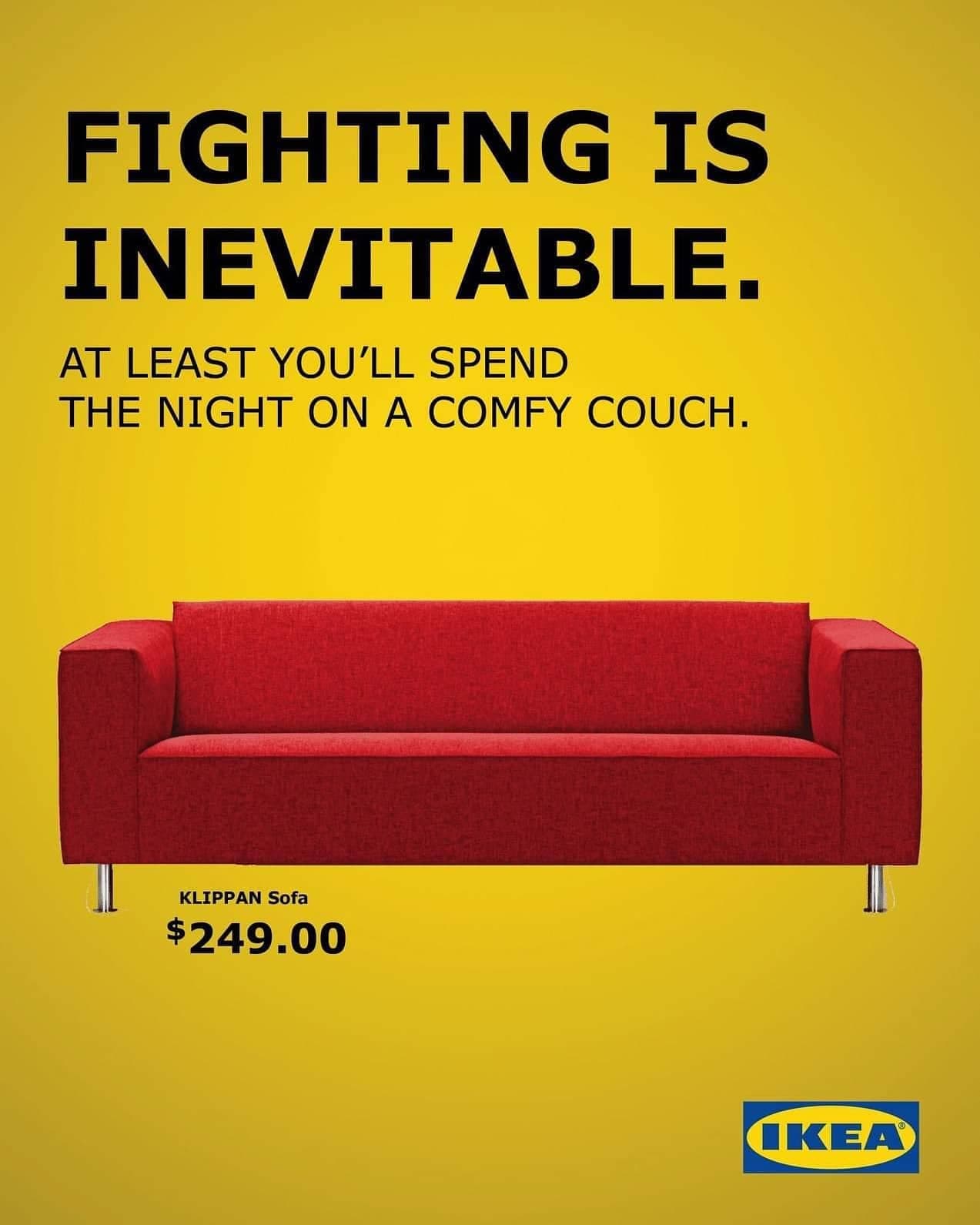 IKEA Couch Humor Instagram Story