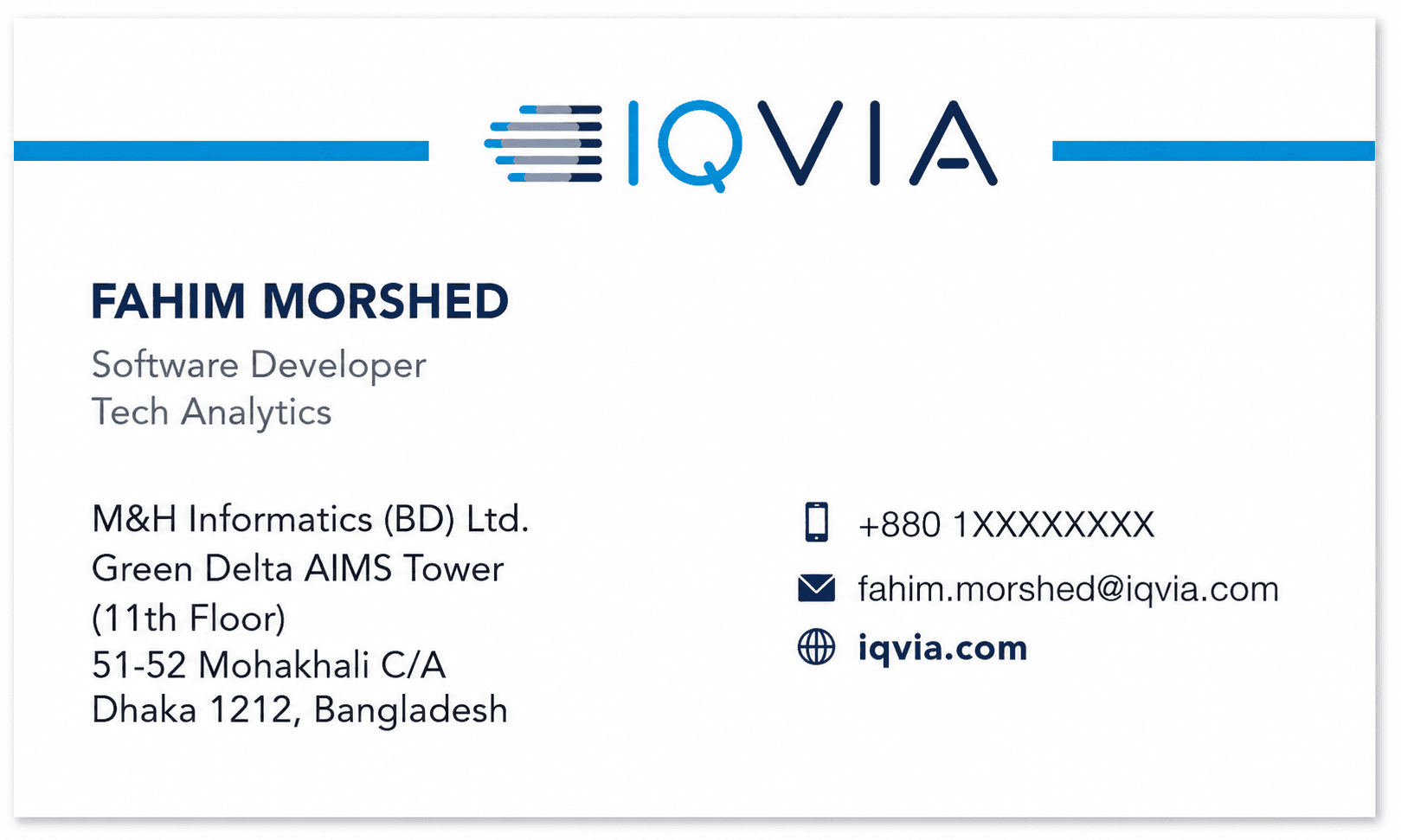 IQVIA Business Card