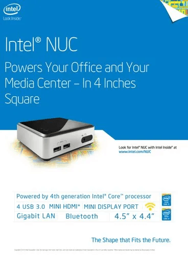 Intel Mini PC Flyer