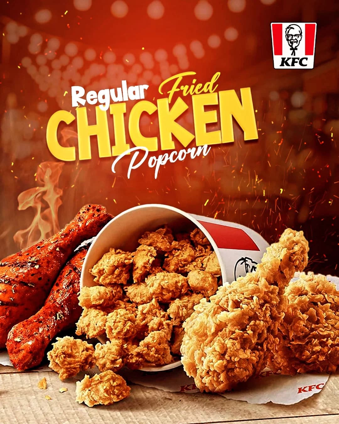 KFC Fried Chicken Poster