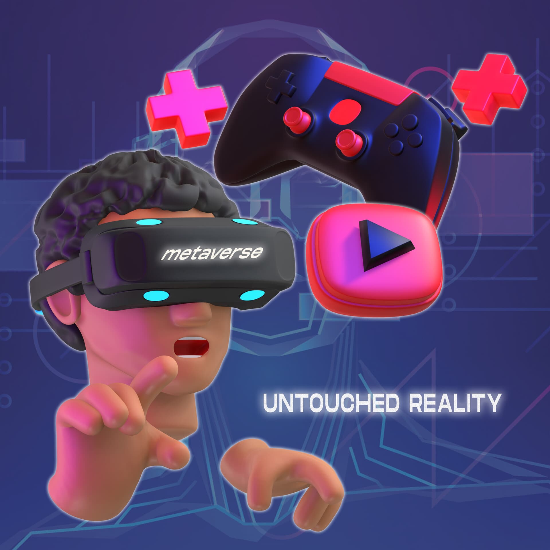 Meta Metaverse Poster