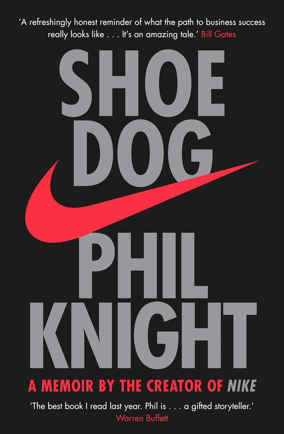 Nike's Shoe Dog Book Cover