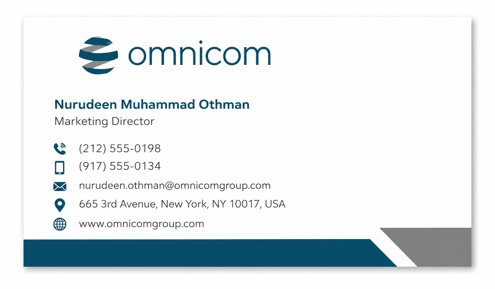 Omnicom Business Card