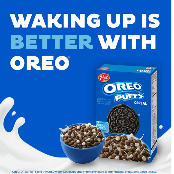 Oreo Puffs Cereal Banner Ad