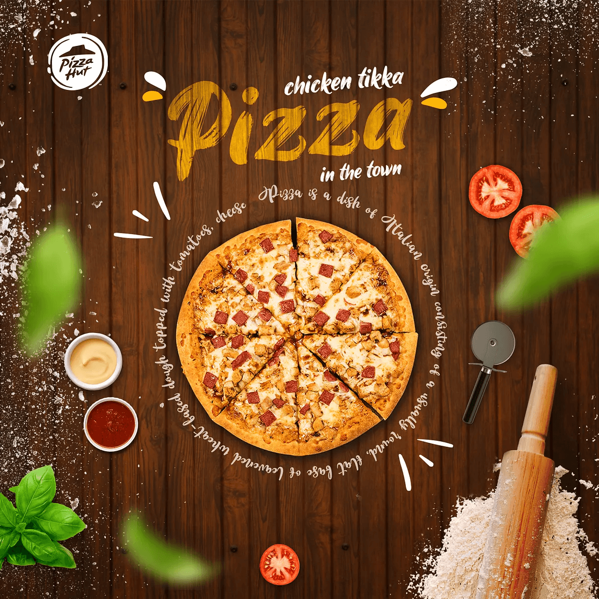 Pizza Hut Rustic Slice Poster
