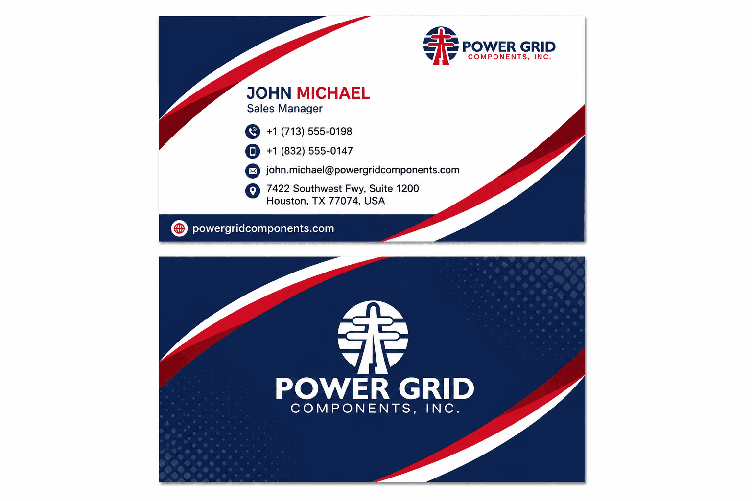 Power Grid Business Card