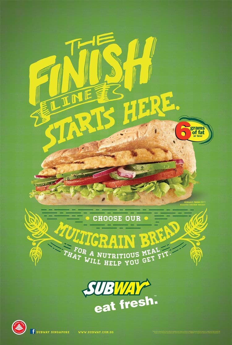 Subway Multigrain Poster