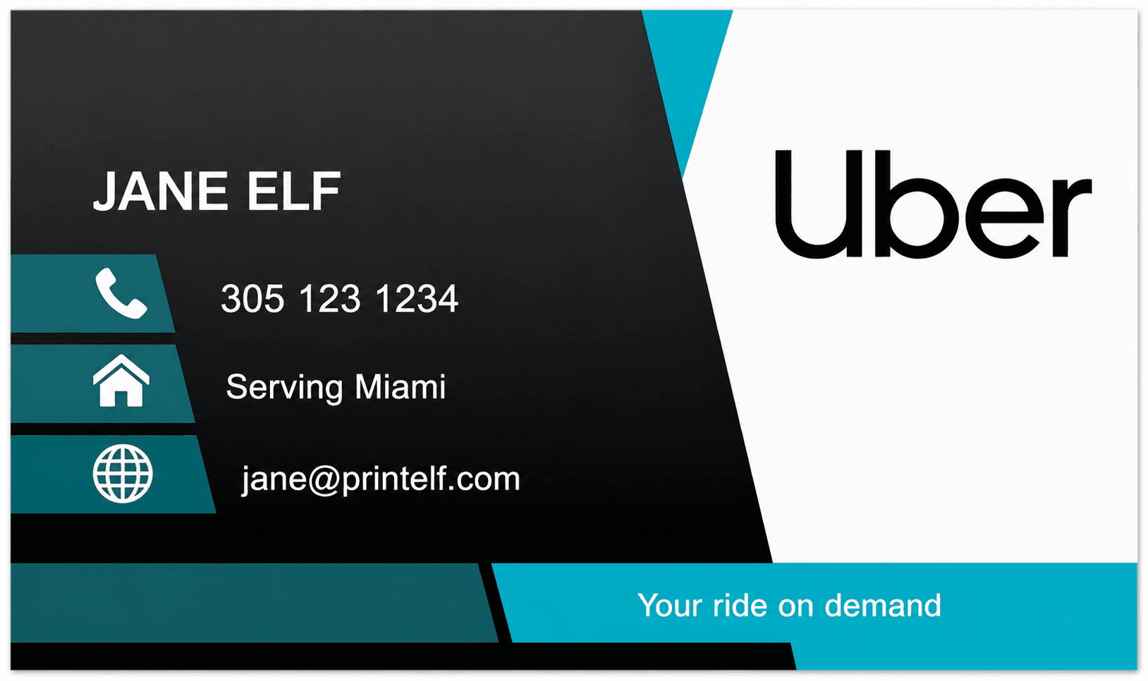 Uber Business Card