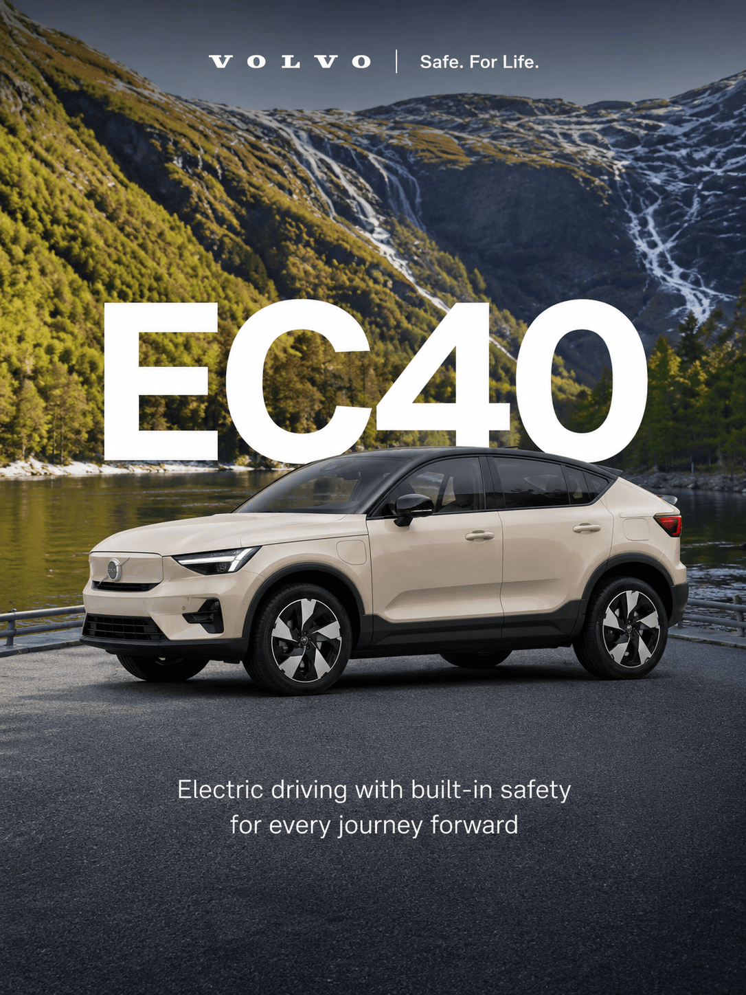 Volvo EC40 Electric SUV Instagram Story