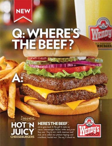 Wendy’s Fries Poster