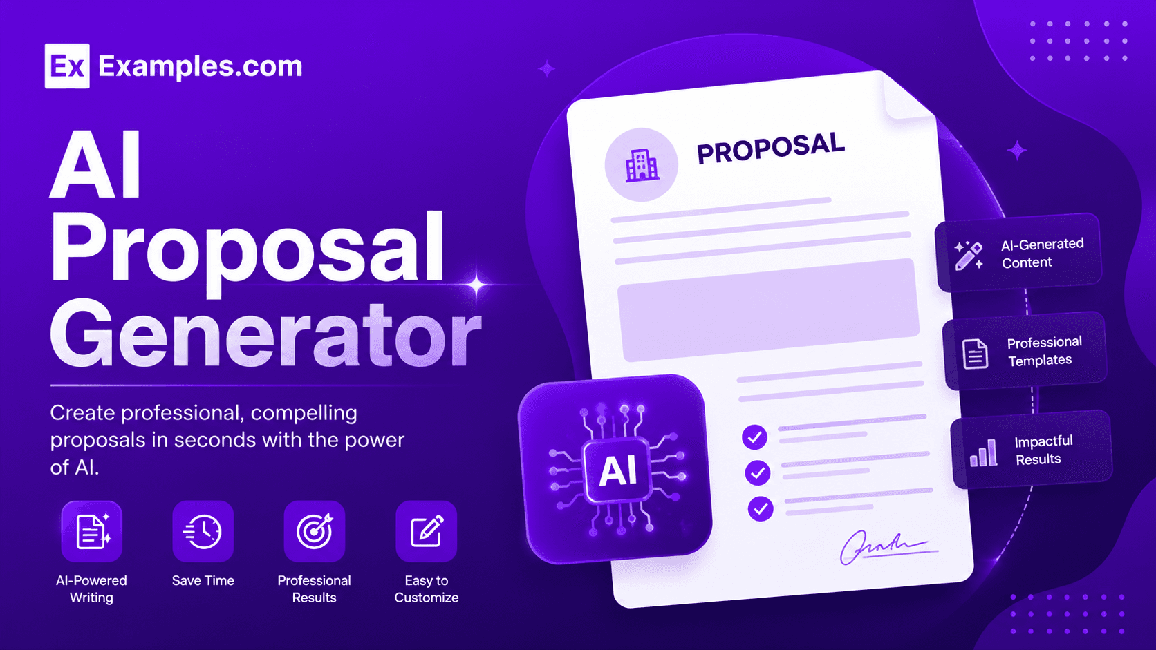 Free AI Proposals Generator, 50+ Real Proposals Examples