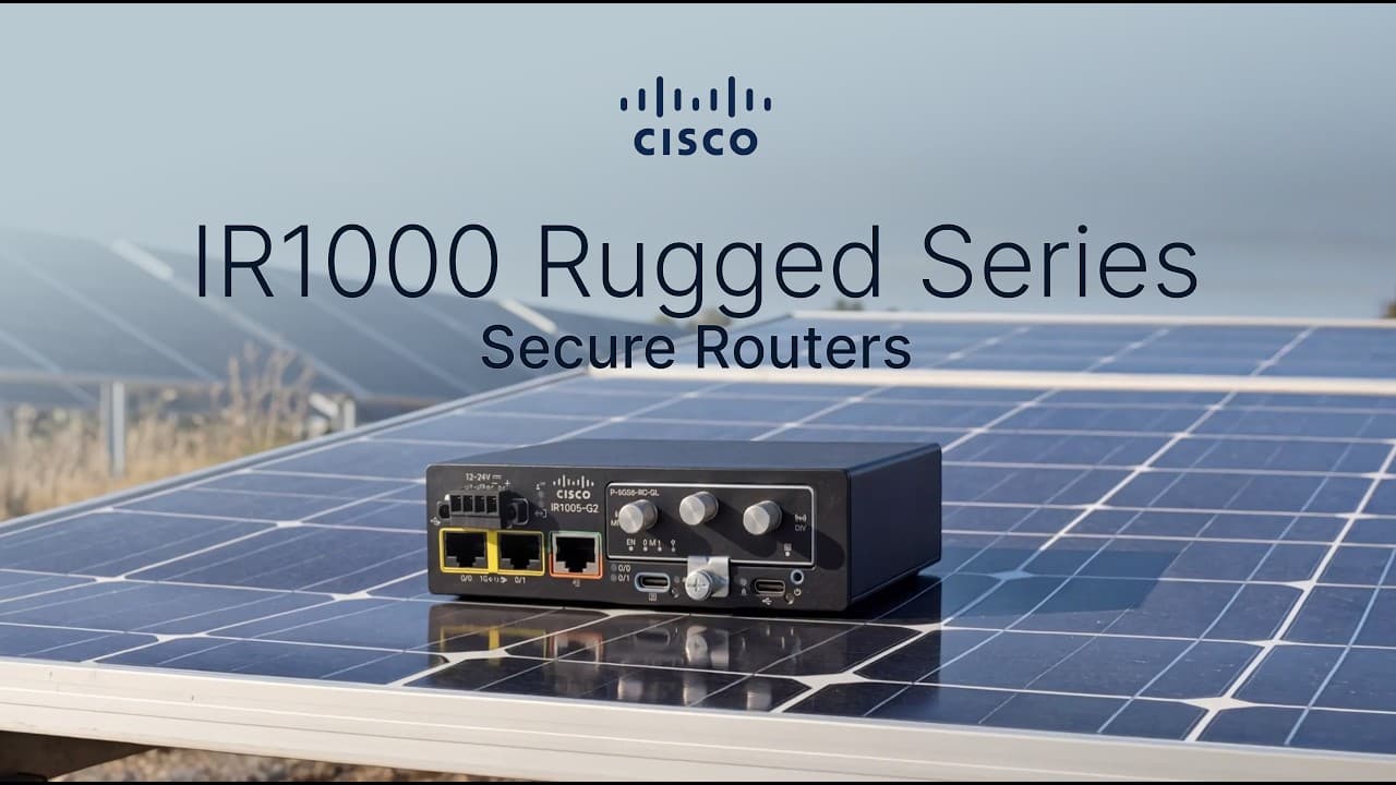 Cisco IR1000 Rugged Series YouTube Thumbnail