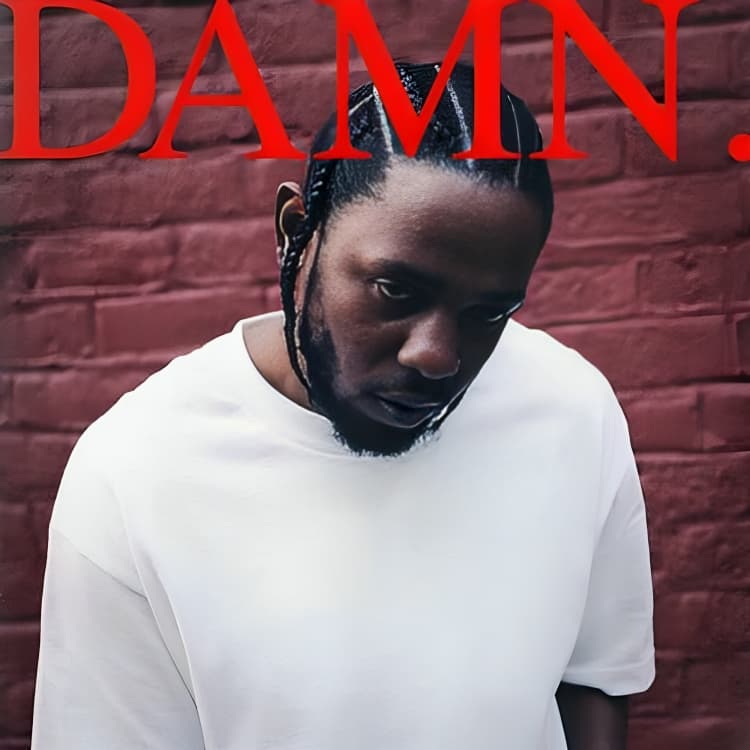 Kendrick Lamar DAMN. Album Cover