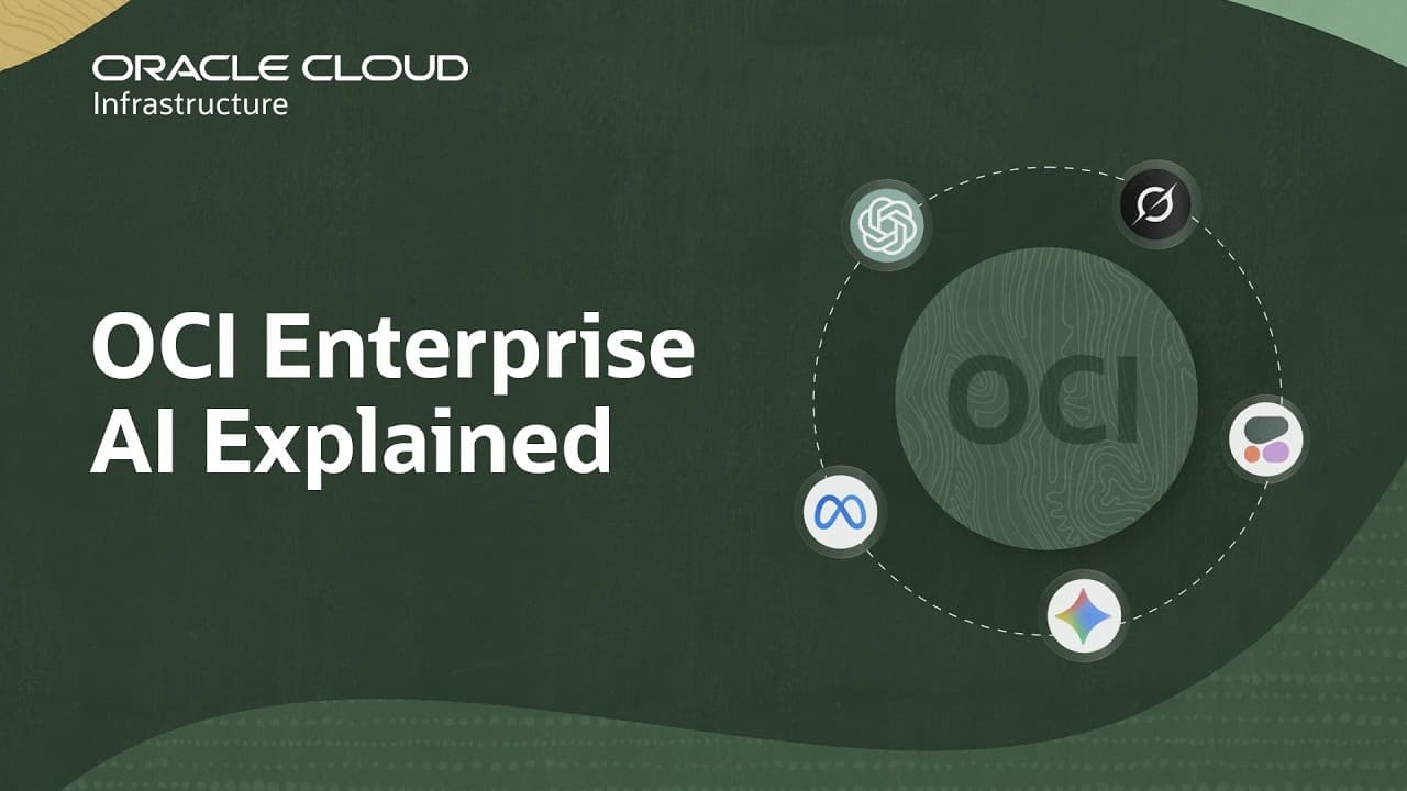 Oracle OCI Enterprise AI YouTube Thumbnail