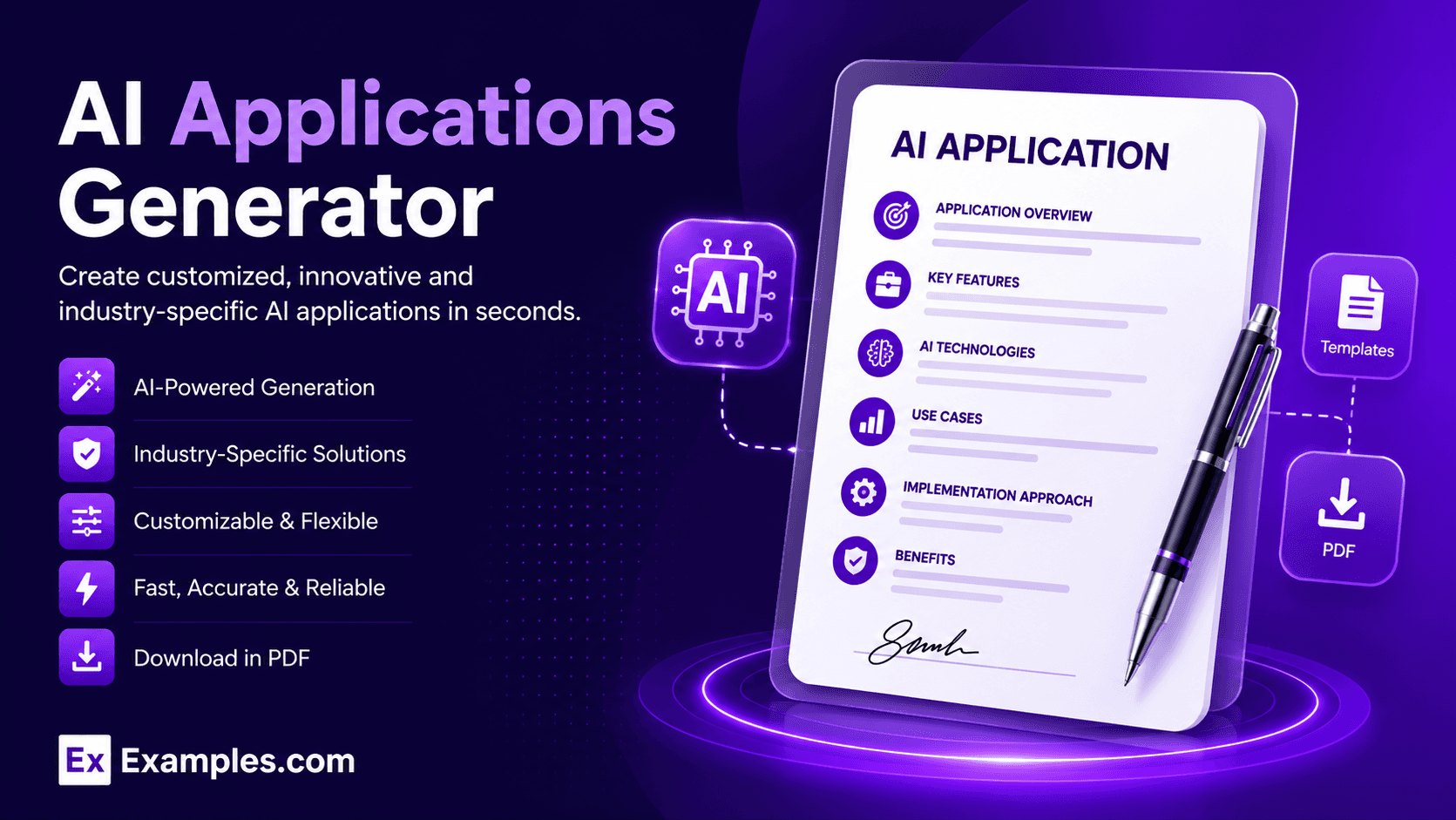 Free AI Artificial Intelligence Applications Generator, 50+ Real Artificial Intelligence Application Examples