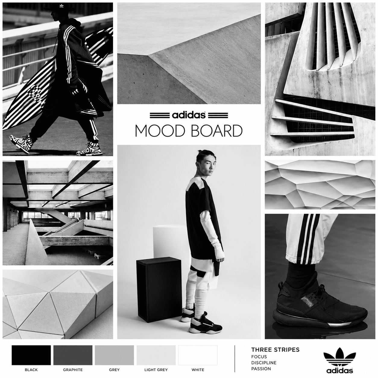 Adidas Sportswear Mood Board