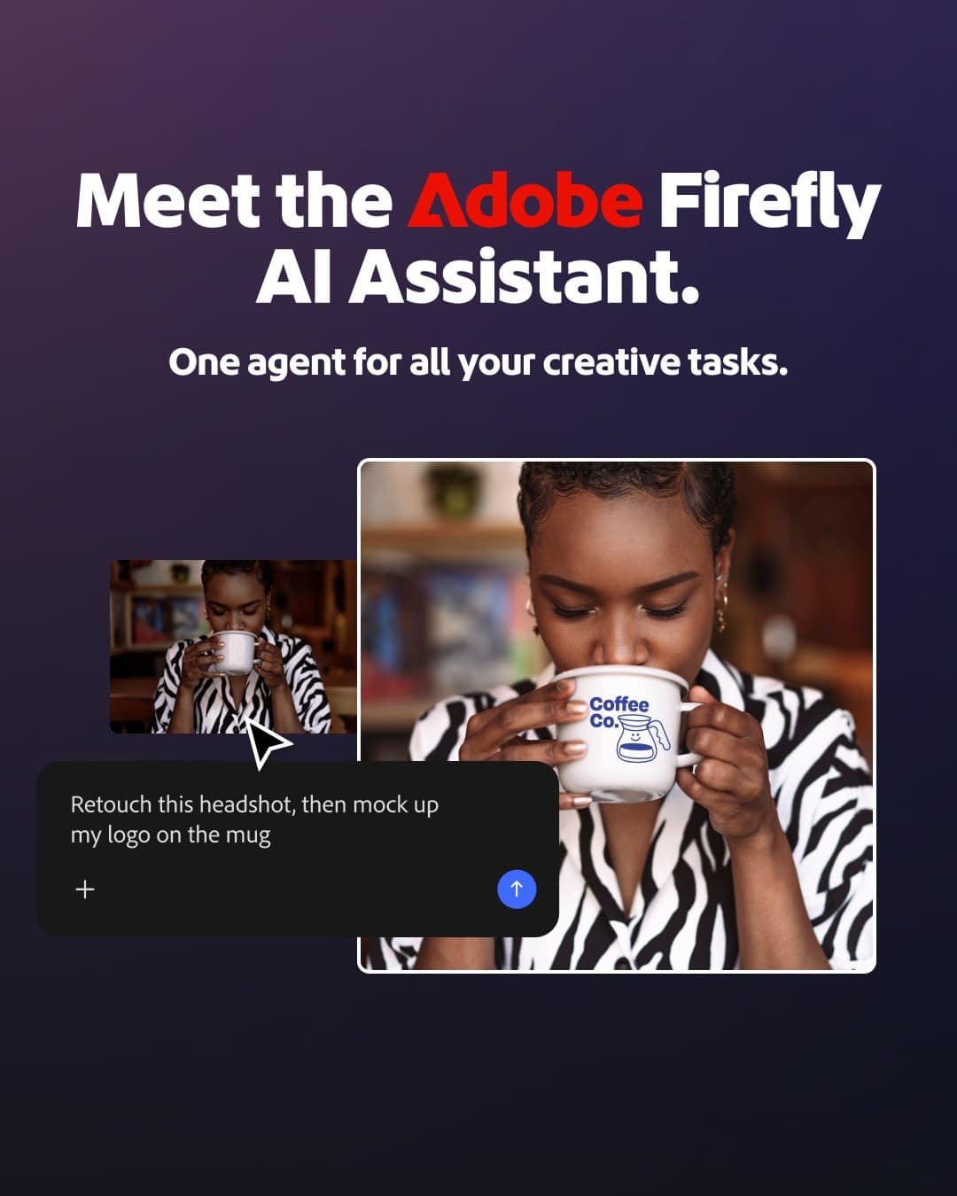 Adobe Firefly AI Assistant Social Media Post