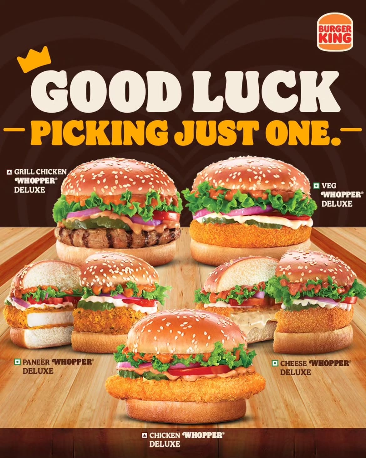 Burger King Whopper Deluxe Social Media Post