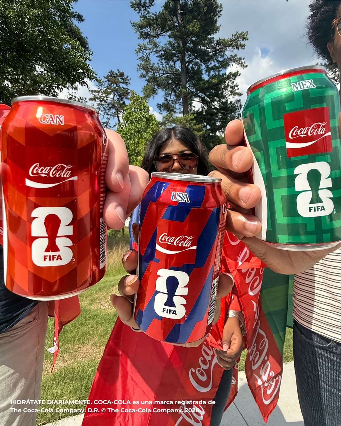 Coca-Cola FIFA Collectible Cans Social Media Post