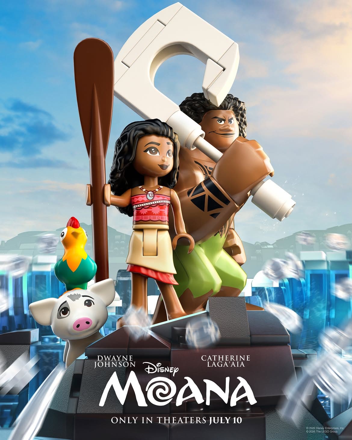 Disney LEGO Moana Movie Social Media Post