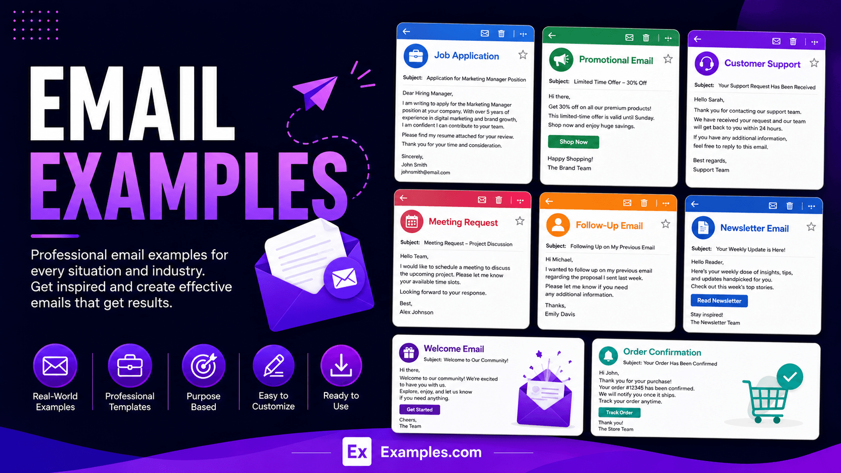 Free AI Email Generator, 50+ Real Email Examples