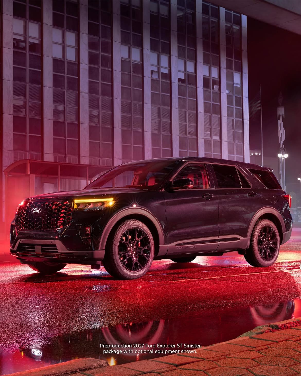 Ford Explorer ST Reveal Social Media Post