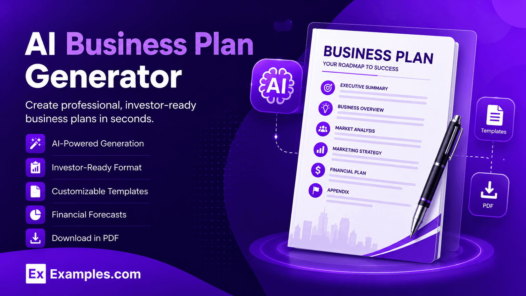 Free AI Business Plan Generator, 50+ Real Business Plan Examples
