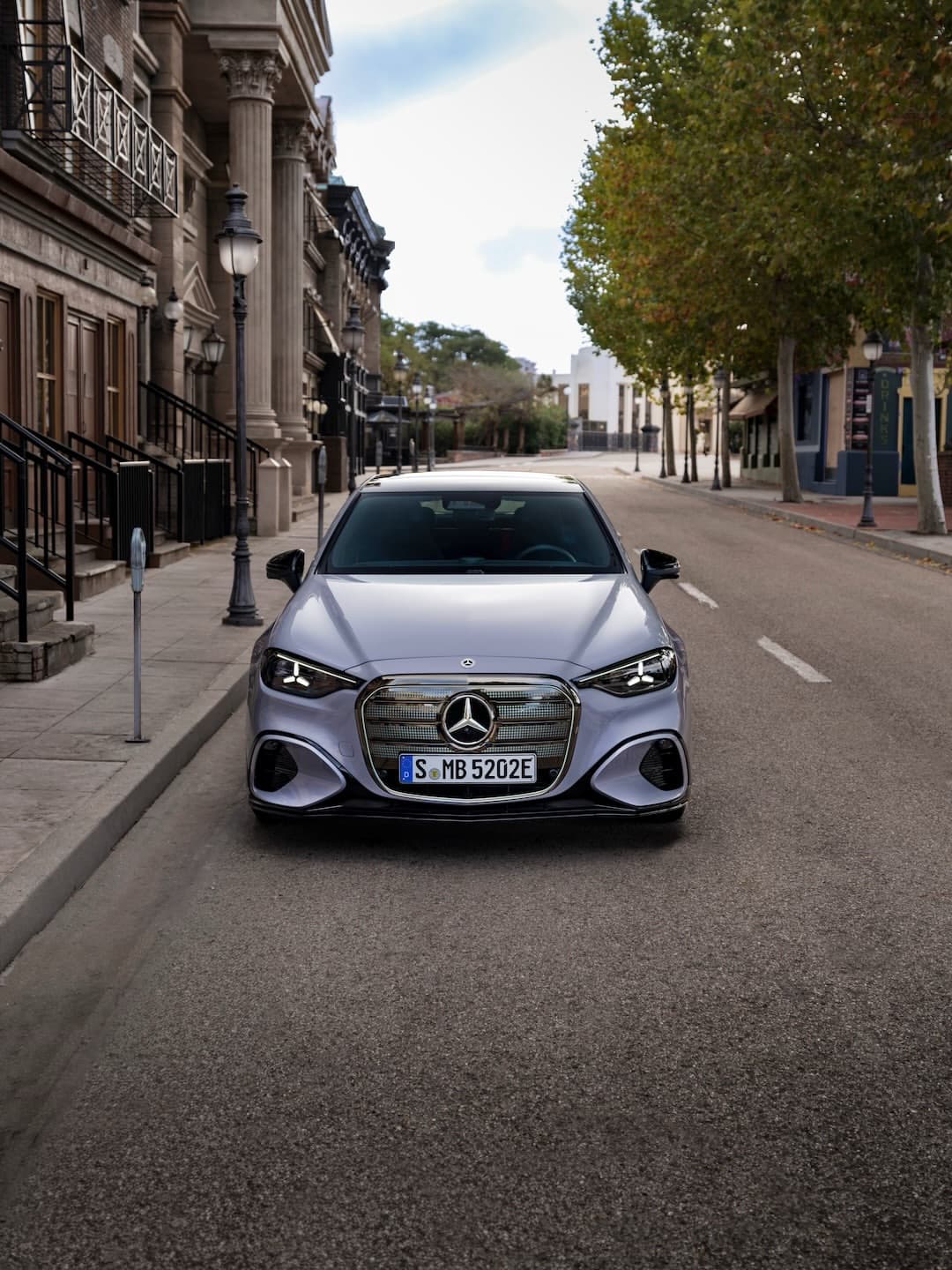 Mercedes-Benz Luxury Sedan Social Media Post