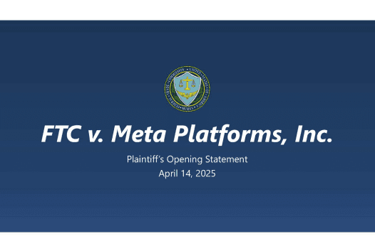 Meta Antitrust Opening Statement
