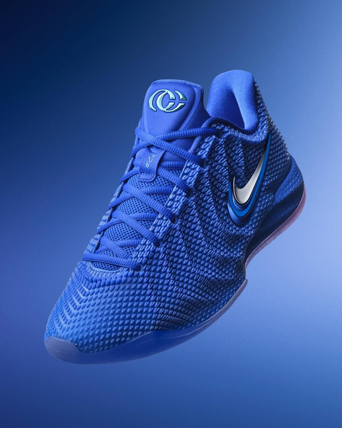 Nike Blue Basketball Shoe Social Media Post