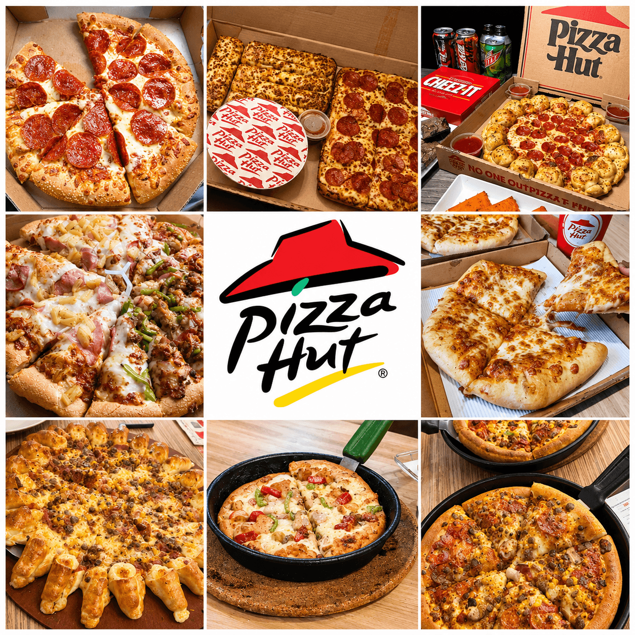 Pizza Hut Restaurant Mood Board