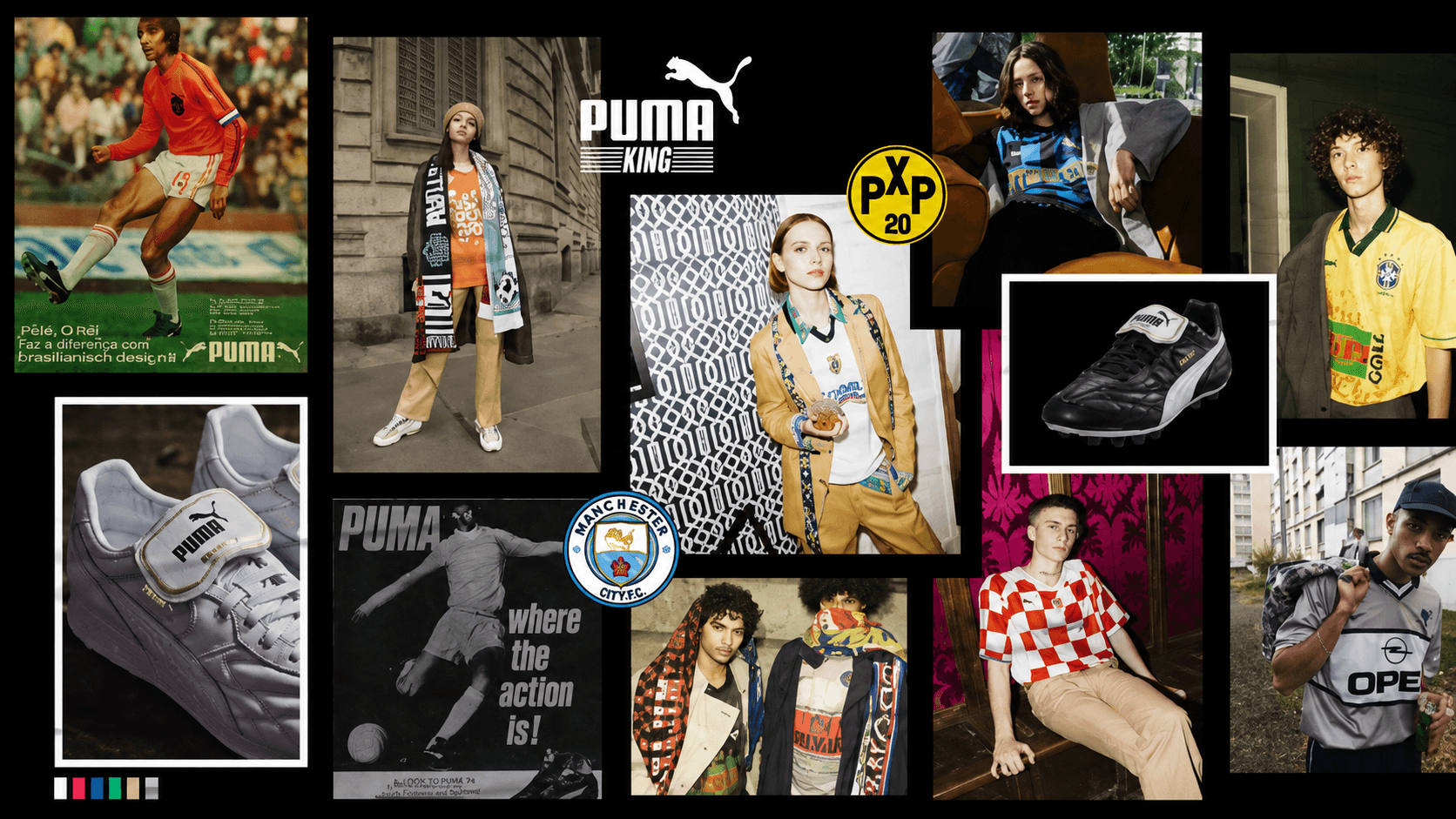 Puma Football Heritage Mood Board