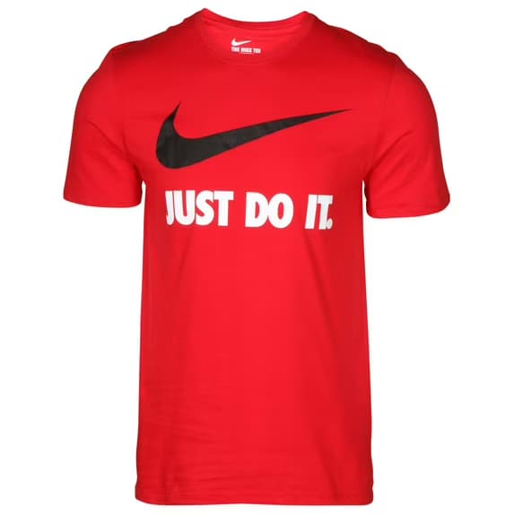 Nike Red Swoosh Graphic T-Shirt Example