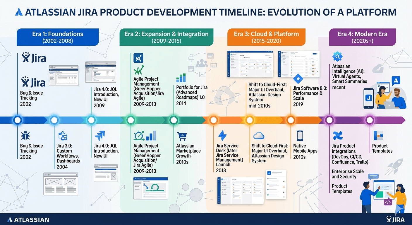 Atlassian Jira Product Development Timeline