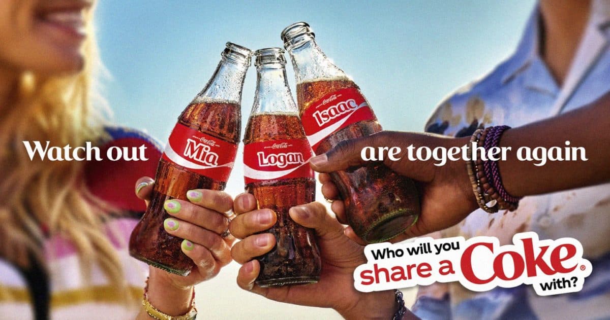Coca-Cola Share a Coke Marketing Campaign