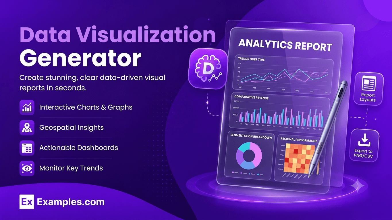 Free AI Data Visualization Generator, 50+ Real-World Data Visualization Examples
