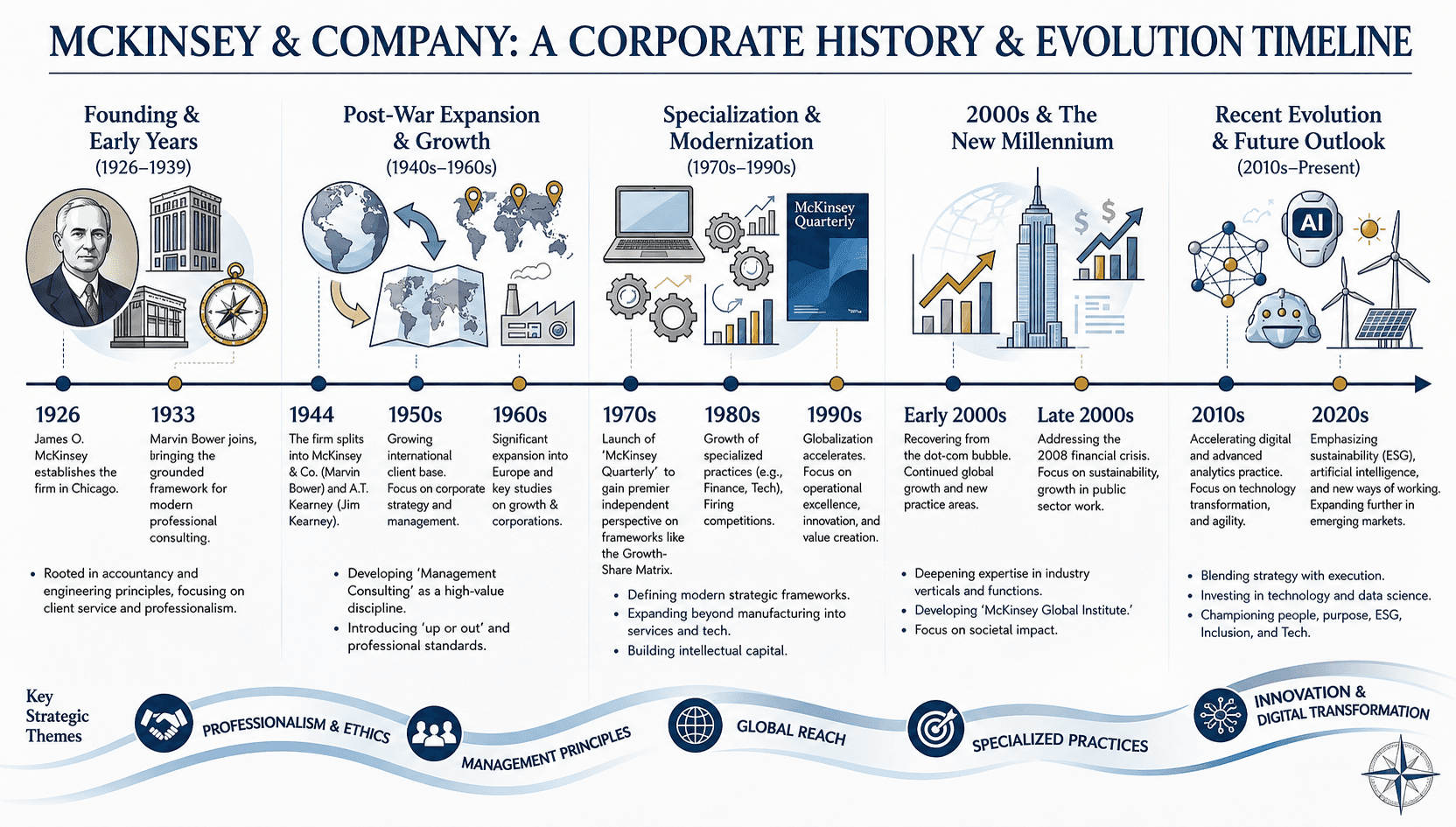 McKinsey Corporate History & Evolution Timeline