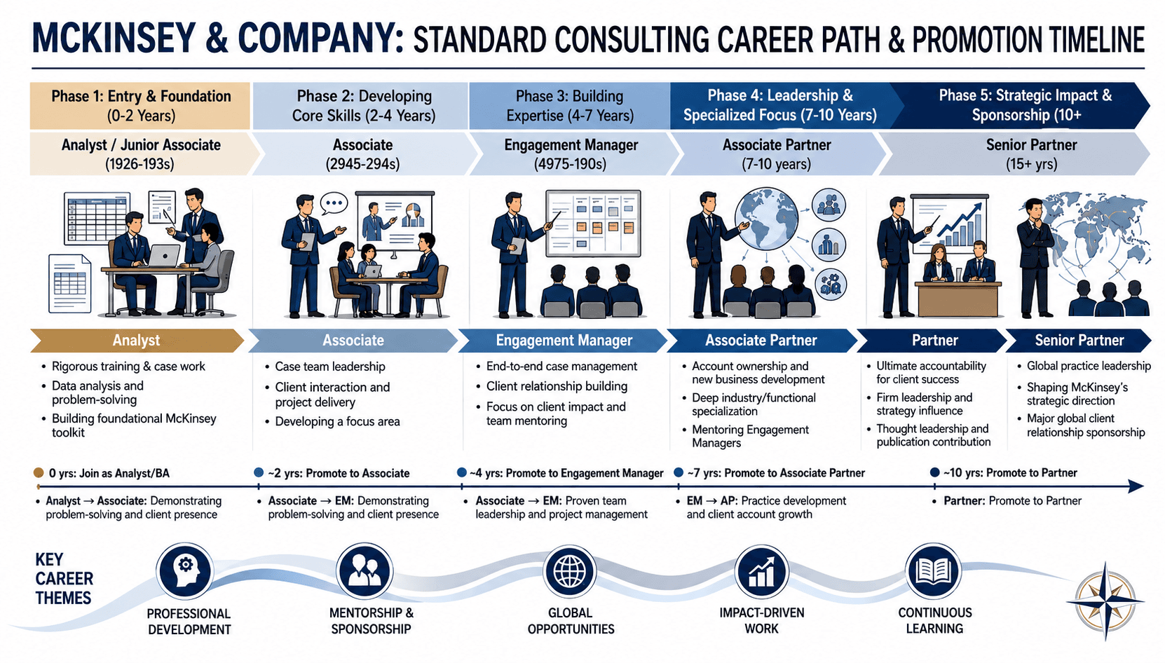 McKinsey Standard Consulting Career Path & Promotion Timeline