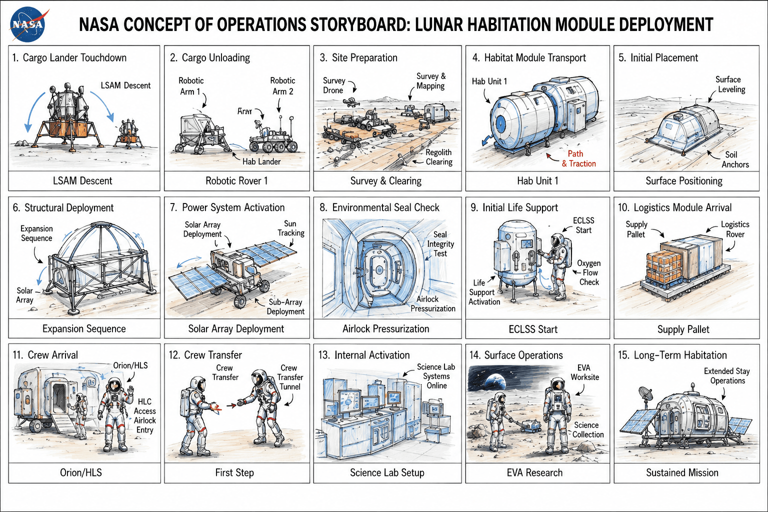 NASA Concept of Operations Storyboard